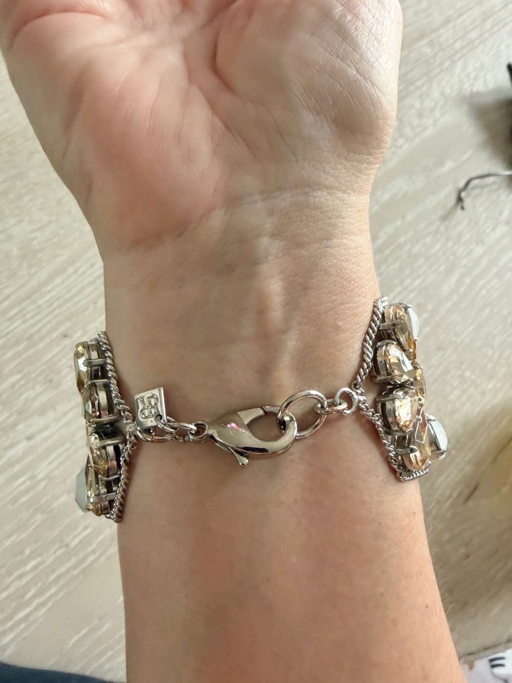 Banana Republic Silver Mulit-Color Beaded bracelet - Picture 2 of 4